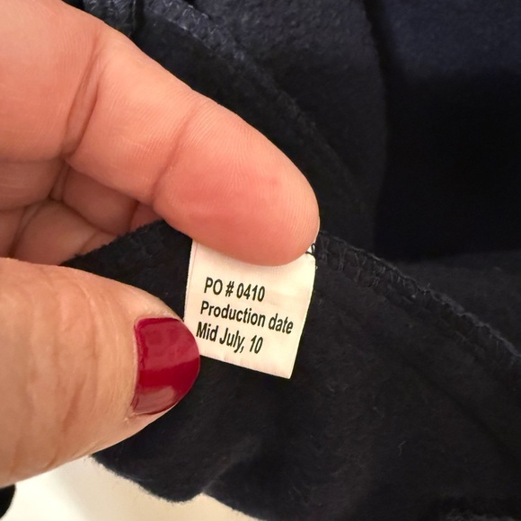 Vintage Enza Embroidered‎ Horse Equine Sweatshirt Size XL Full Zip Blue Pockets - Picture 5 of 8